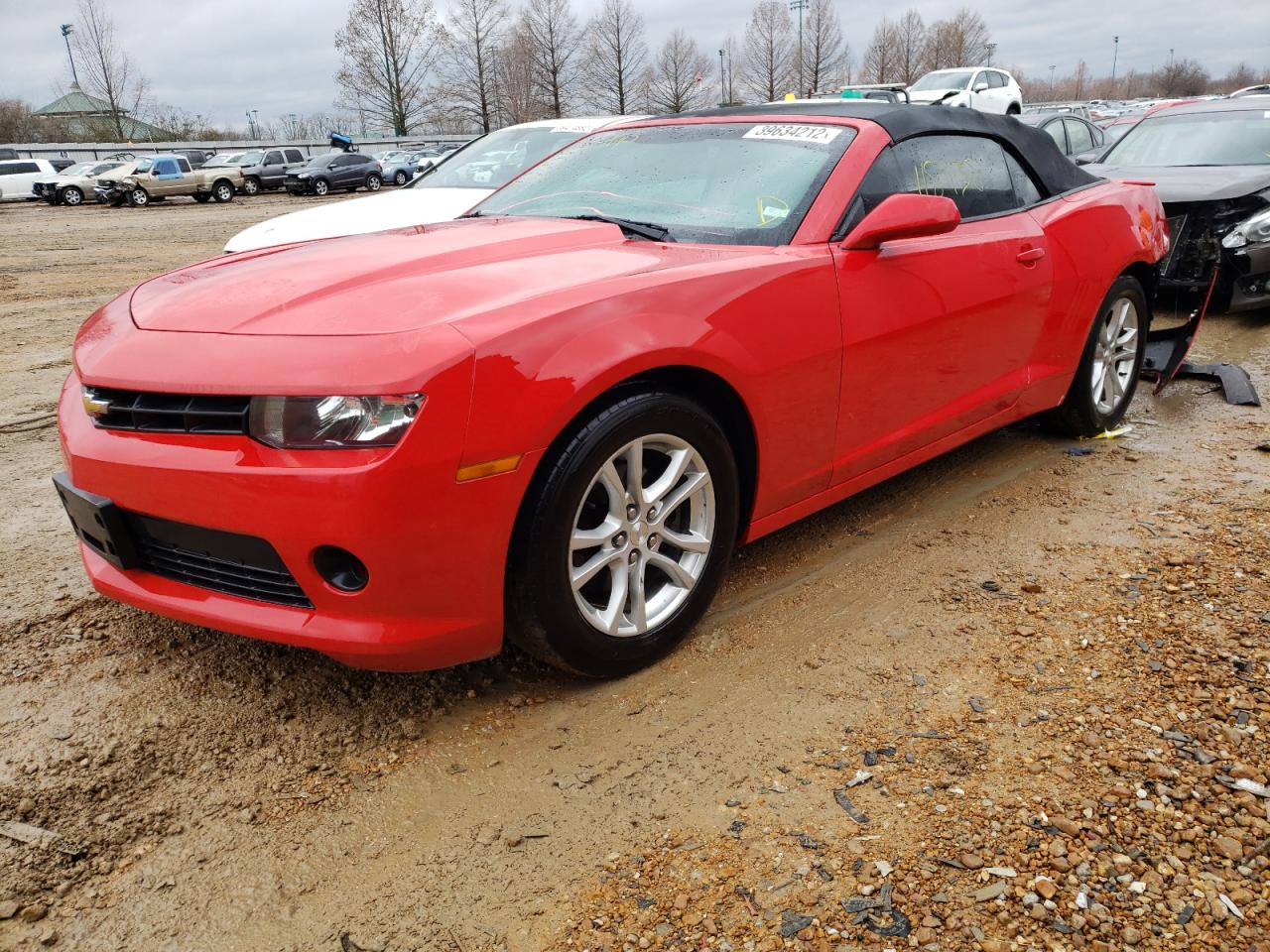 Photo 2 from auction – 2015 CHEVROLET CAMARO LT with VIN 2G1FD3D39F9109987