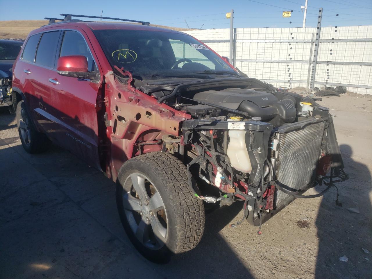 JEEP GRAND CHER 2014 with VIN 1C4RJFBG5EC497585 - Photo from auction