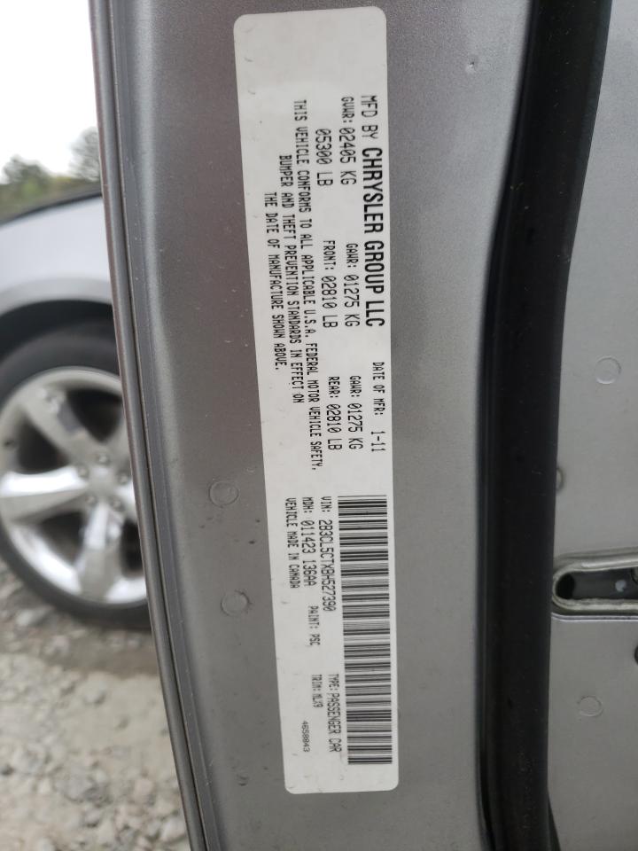 Photo 10 from auction – 2011 DODGE CHARGER R/ with VIN 2B3CL5CTXBH527390