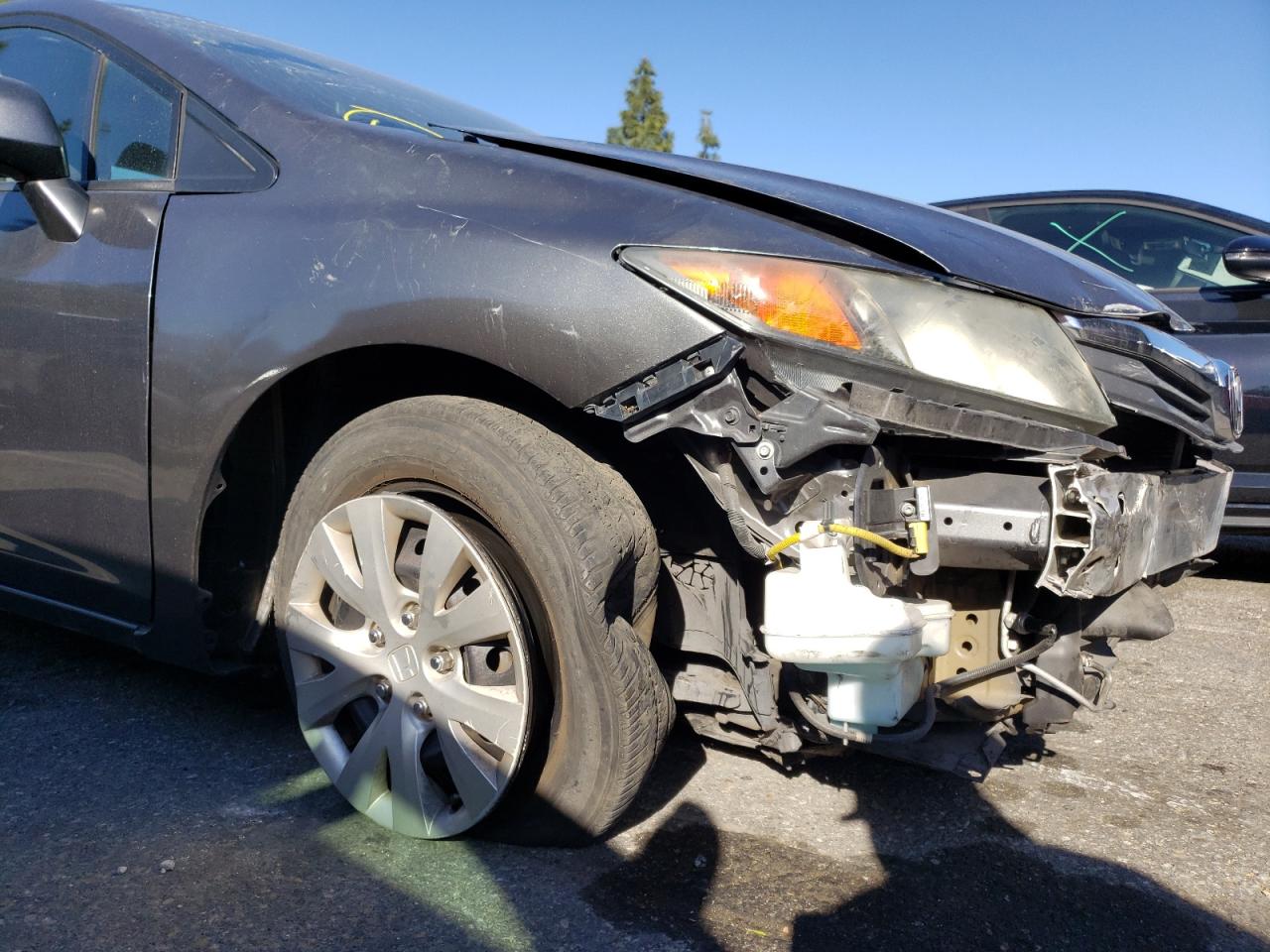 Photo 9 from auction – 2012 HONDA CIVIC LX with VIN 19XFB2F51CE370100