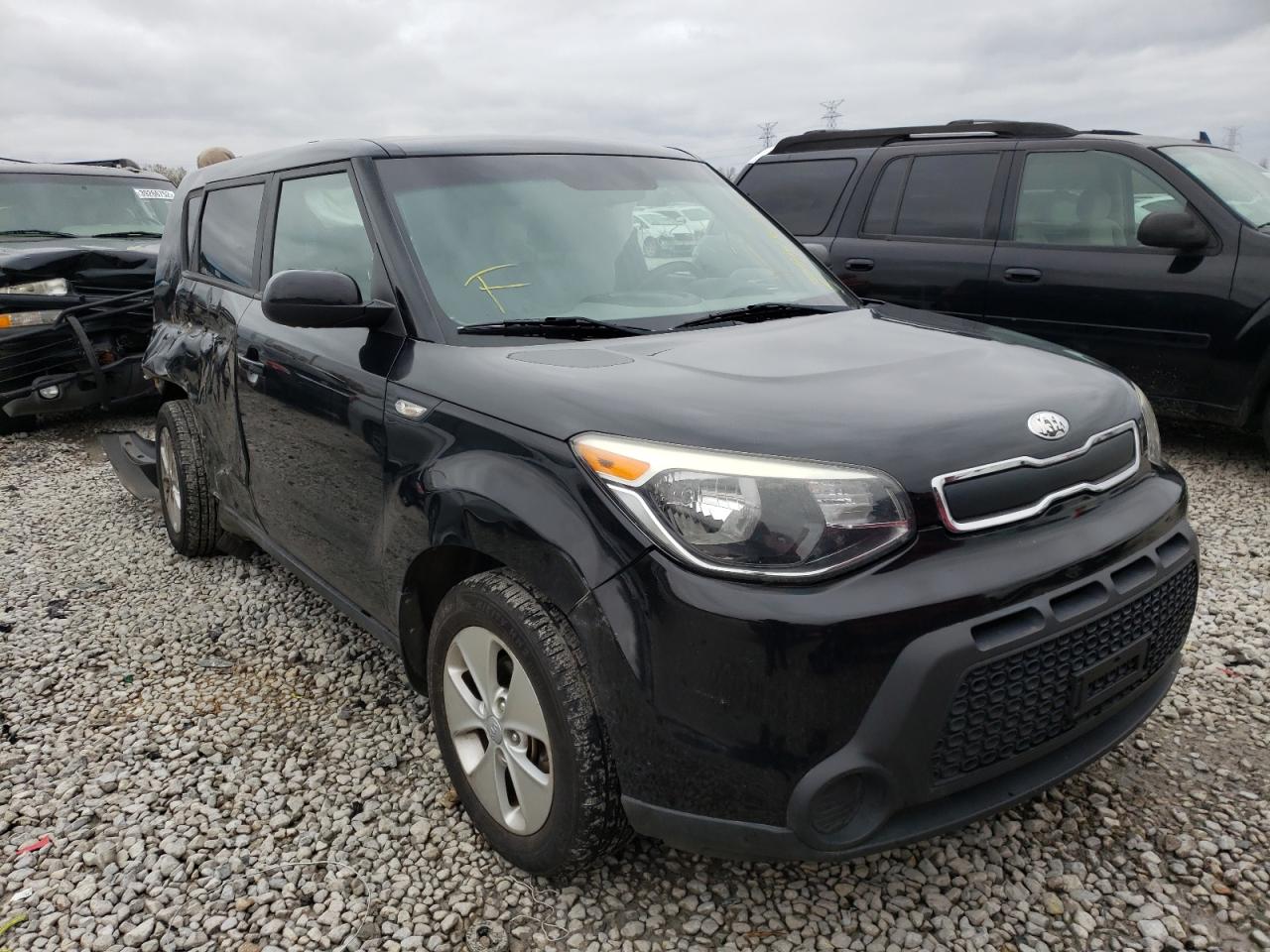 KIA SOUL 2014 with VIN KNDJN2A23E7086839 - Photo from auction