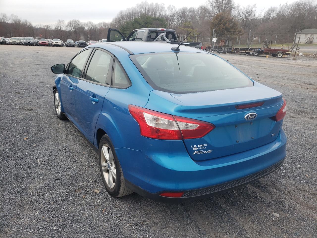 Photo 3 from auction – 2013 FORD FOCUS SE with VIN 1FADP3F22DL378516
