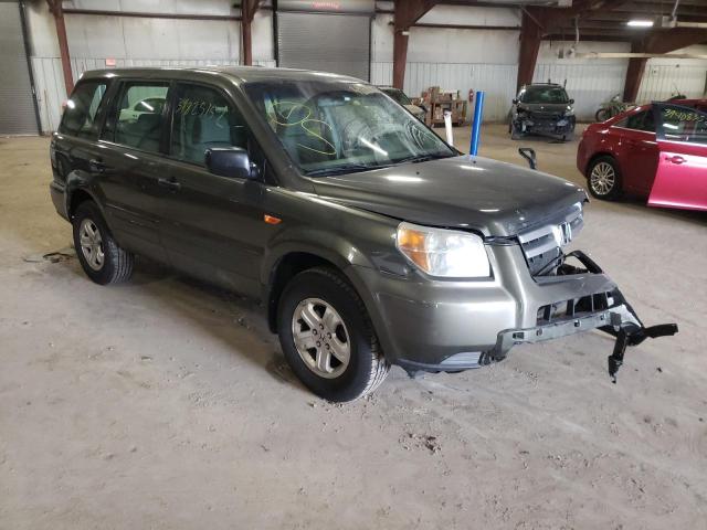 HONDA PILOT LX 2006 with VIN 5FNYF18196B027650 - Photo from auction