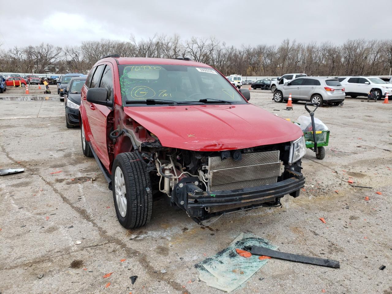 Photo 9 from auction – 2013 DODGE JOURNEY SE with VIN 3C4PDCAB0DT709900