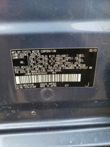 Photo 10 from auction – 2010 TOYOTA RAV4 with VIN JTMBF4DV4AD036062
