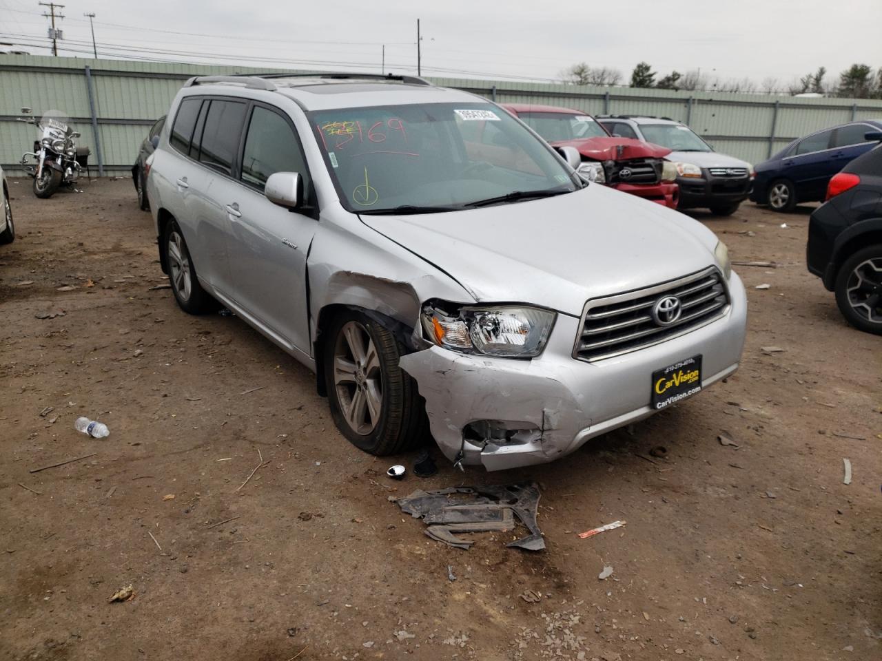 TOYOTA HIGHLANDER 2009 with VIN JTEES43A092147041 - Photo from auction