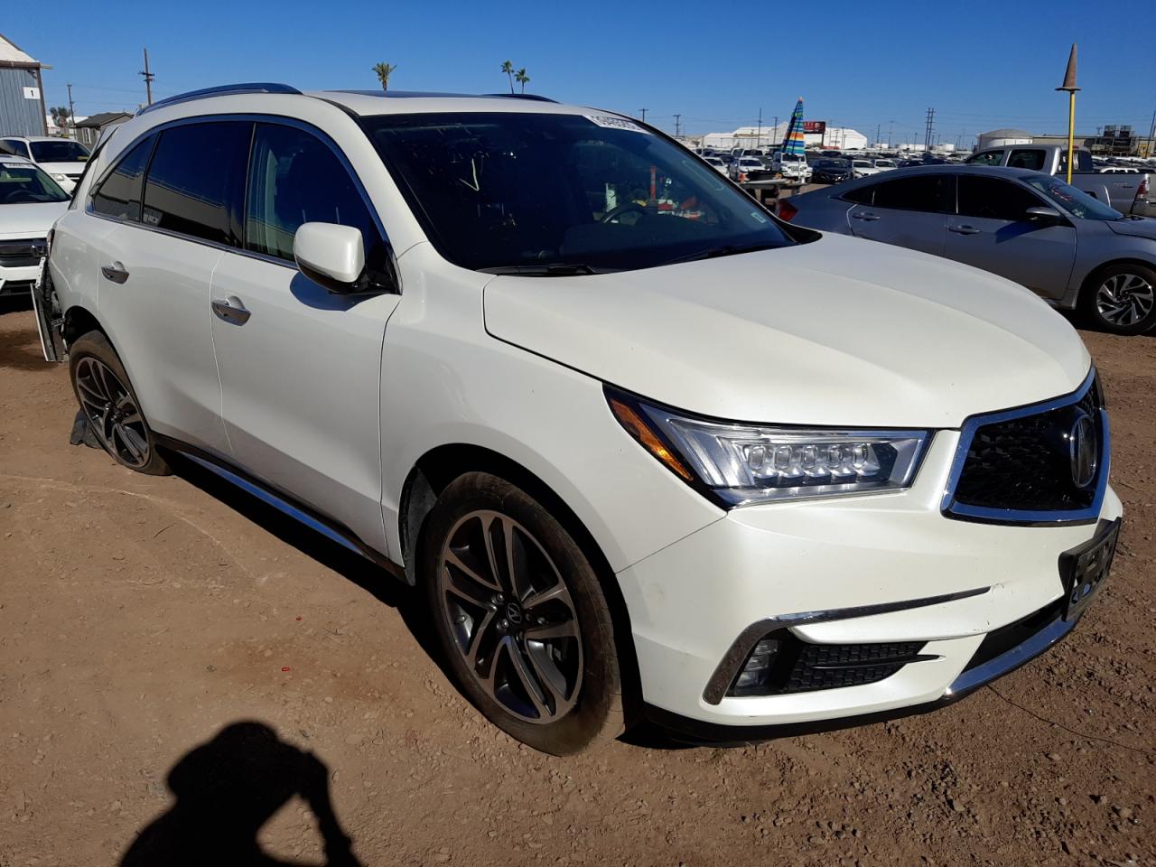 ACURA MDX ADVANC 2017 with VIN 5FRYD4H85HB008387 - Photo from auction
