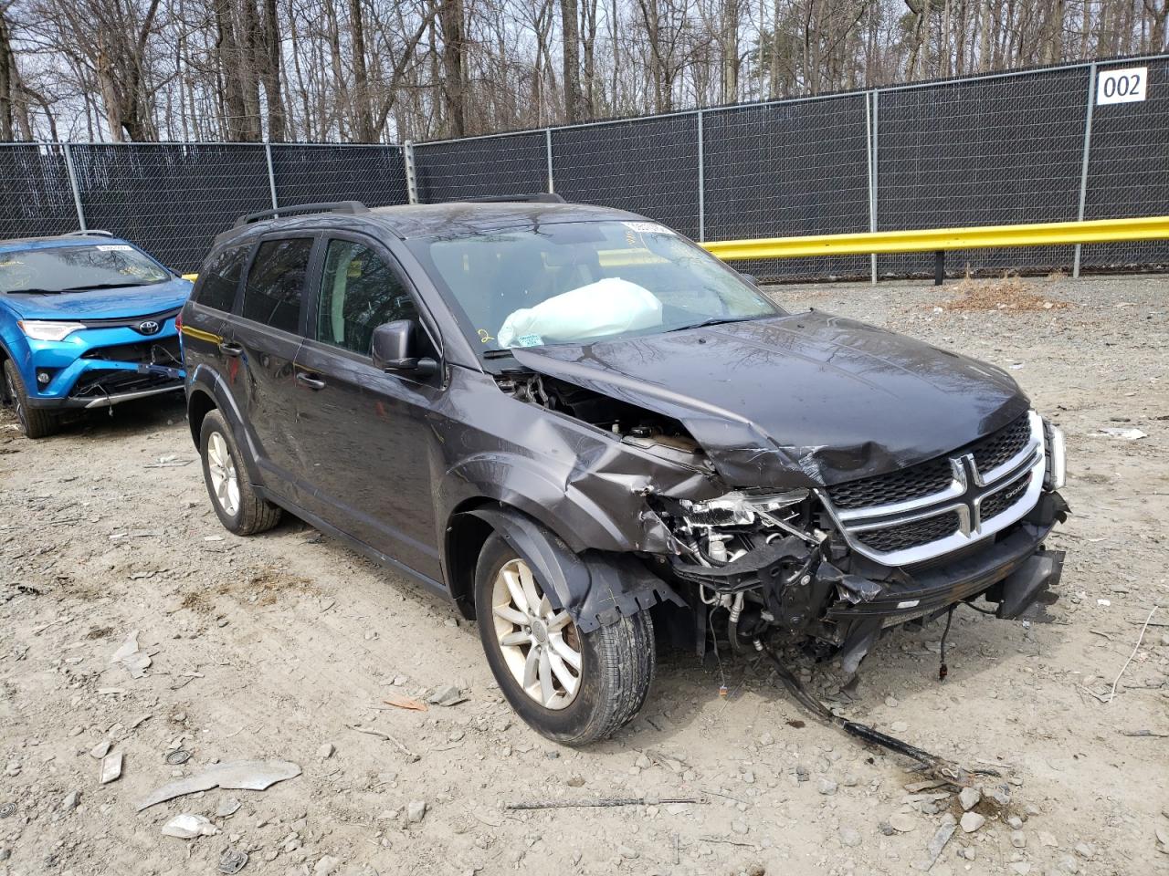 DODGE JOURNEY SX 2017 with VIN 3C4PDCBGXHT534071 - Photo from auction