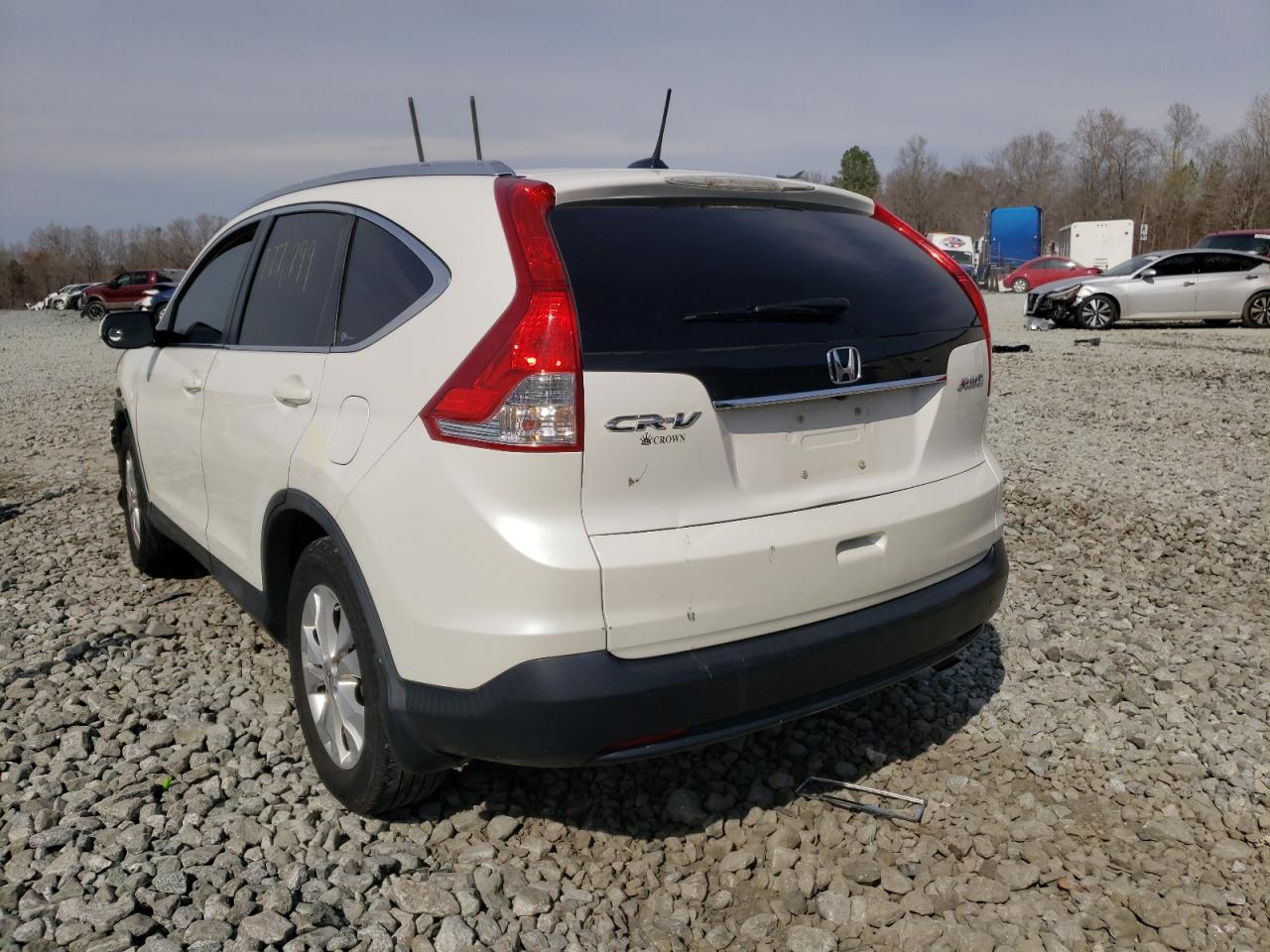 Photo 3 from auction – 2012 HONDA CR-V EXL with VIN 5J6RM4H72CL069208