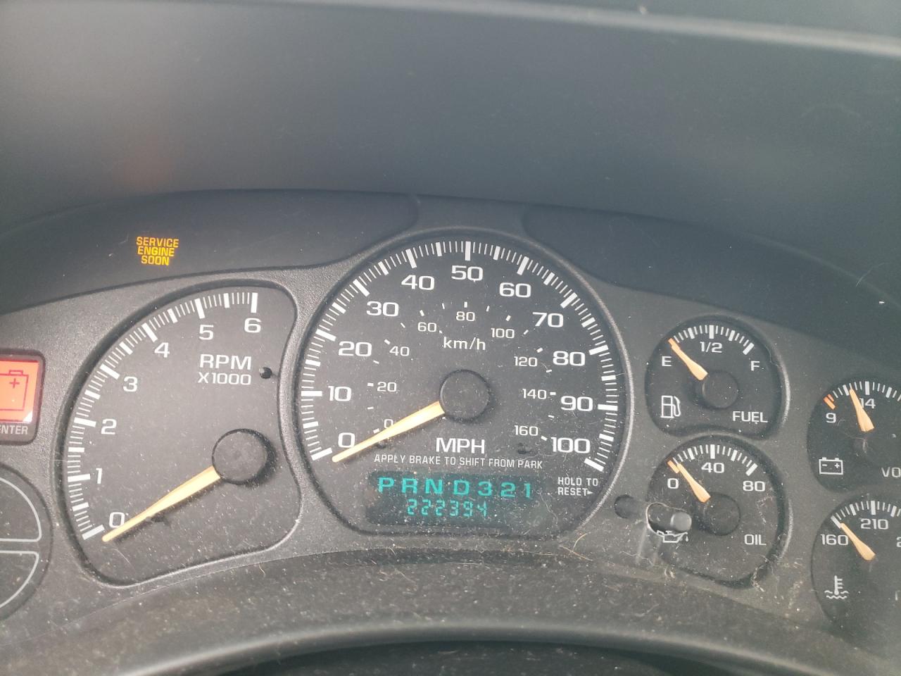 Photo 8 from auction – 2002 CHEVROLET AVALANCHE with VIN 3GNEK13T92G128089