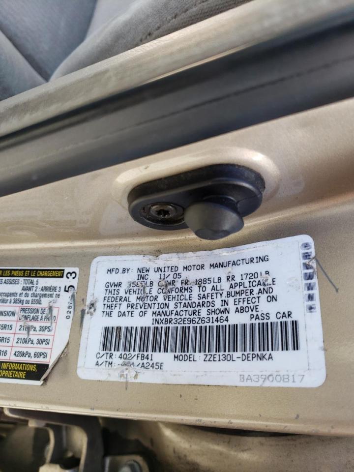 Photo 10 from auction – 2006 TOYOTA COROLLA CE with VIN 1NXBR32E96Z631464
