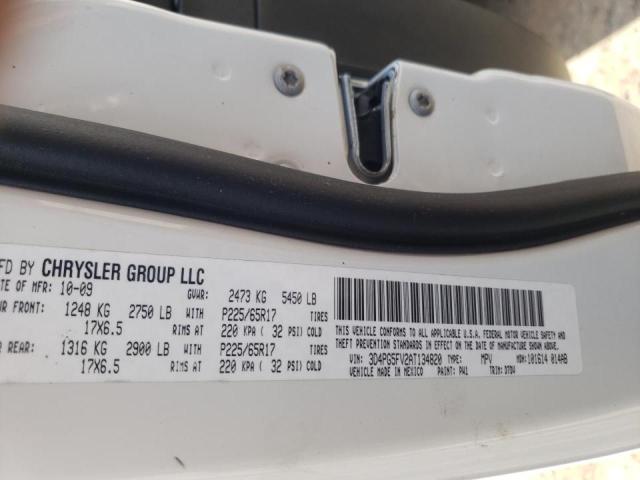Photo 10 from auction – 2010 DODGE JOURNEY SX with VIN 3D4PG5FV2AT134820