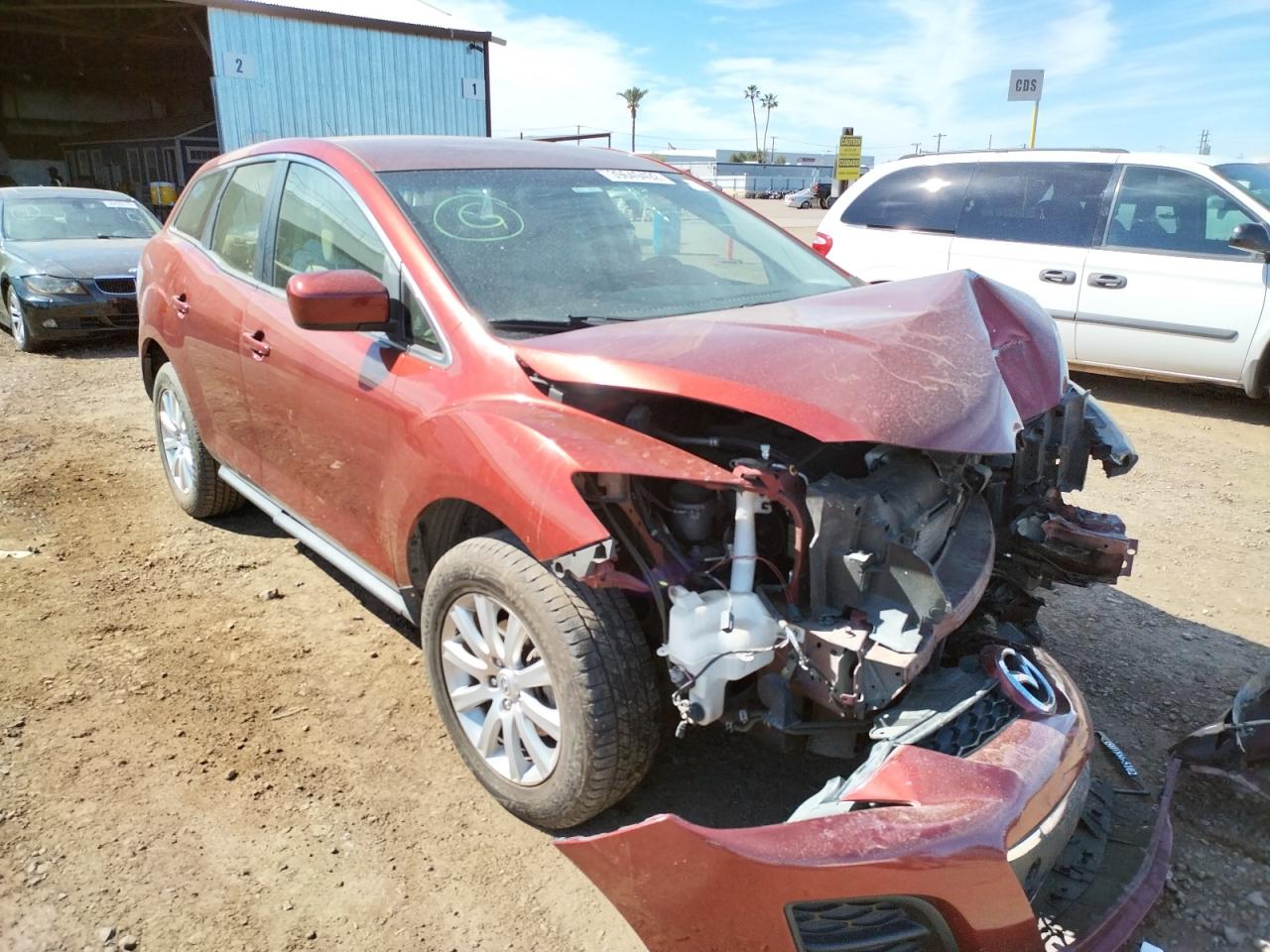 MAZDA CX-7 2011 with VIN JM3ER2AM2B0393017 - Photo from auction