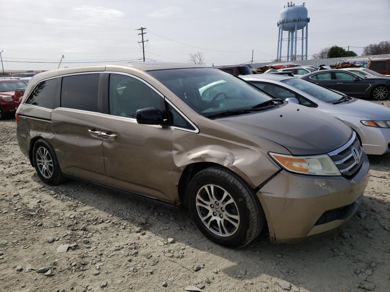 HONDA ODYSSEY EX 2011 with VIN 5FNRL5H61BB027653 - Photo from auction