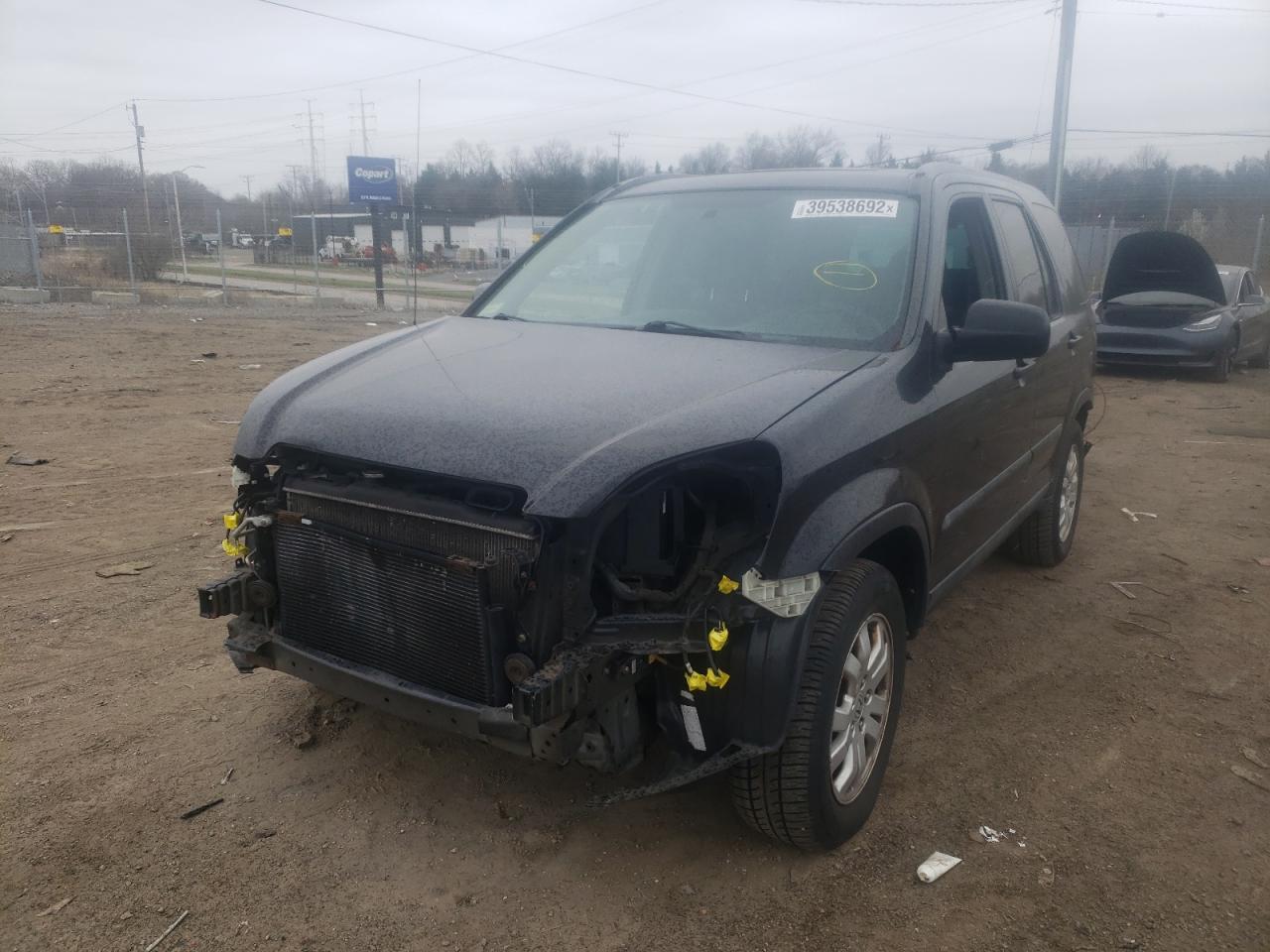 Photo 2 from auction – 2005 HONDA CR-V EX with VIN SHSRD78835U321319