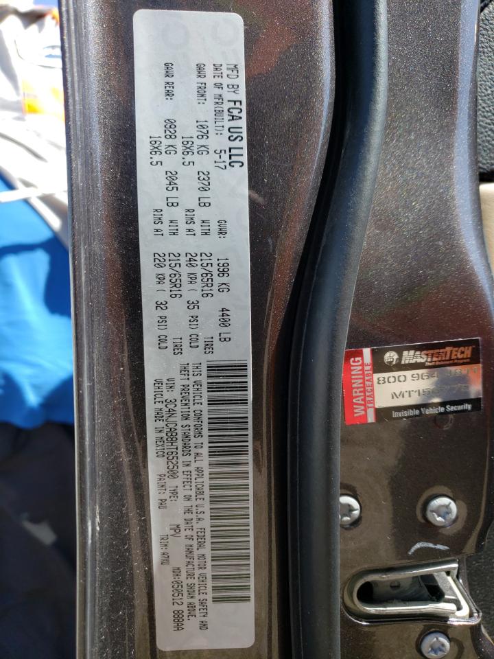 Photo 10 from auction – 2017 JEEP COMPASS SP with VIN 3C4NJCAB8HT652500