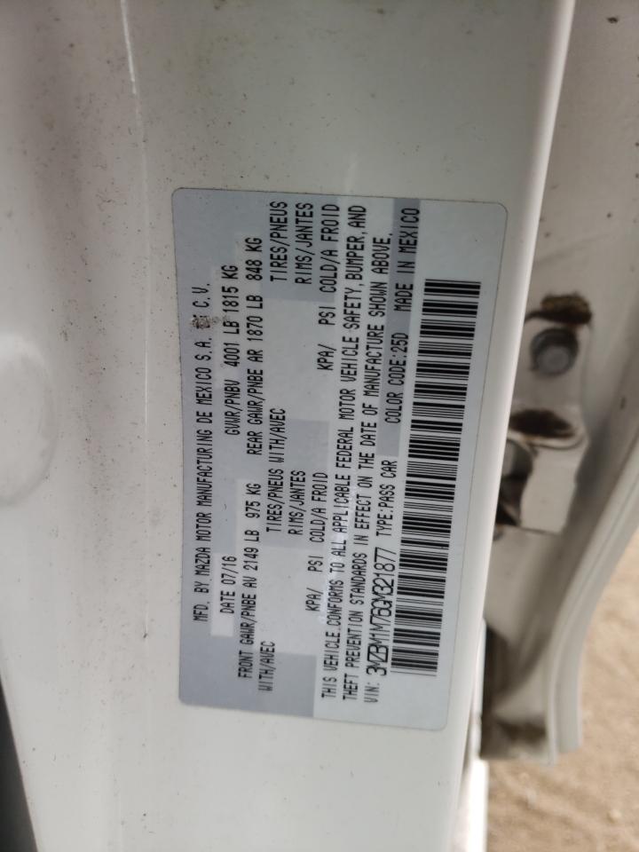 Photo 10 from auction – 2016 MAZDA 3 TOURING with VIN 3MZBM1M76GM321877