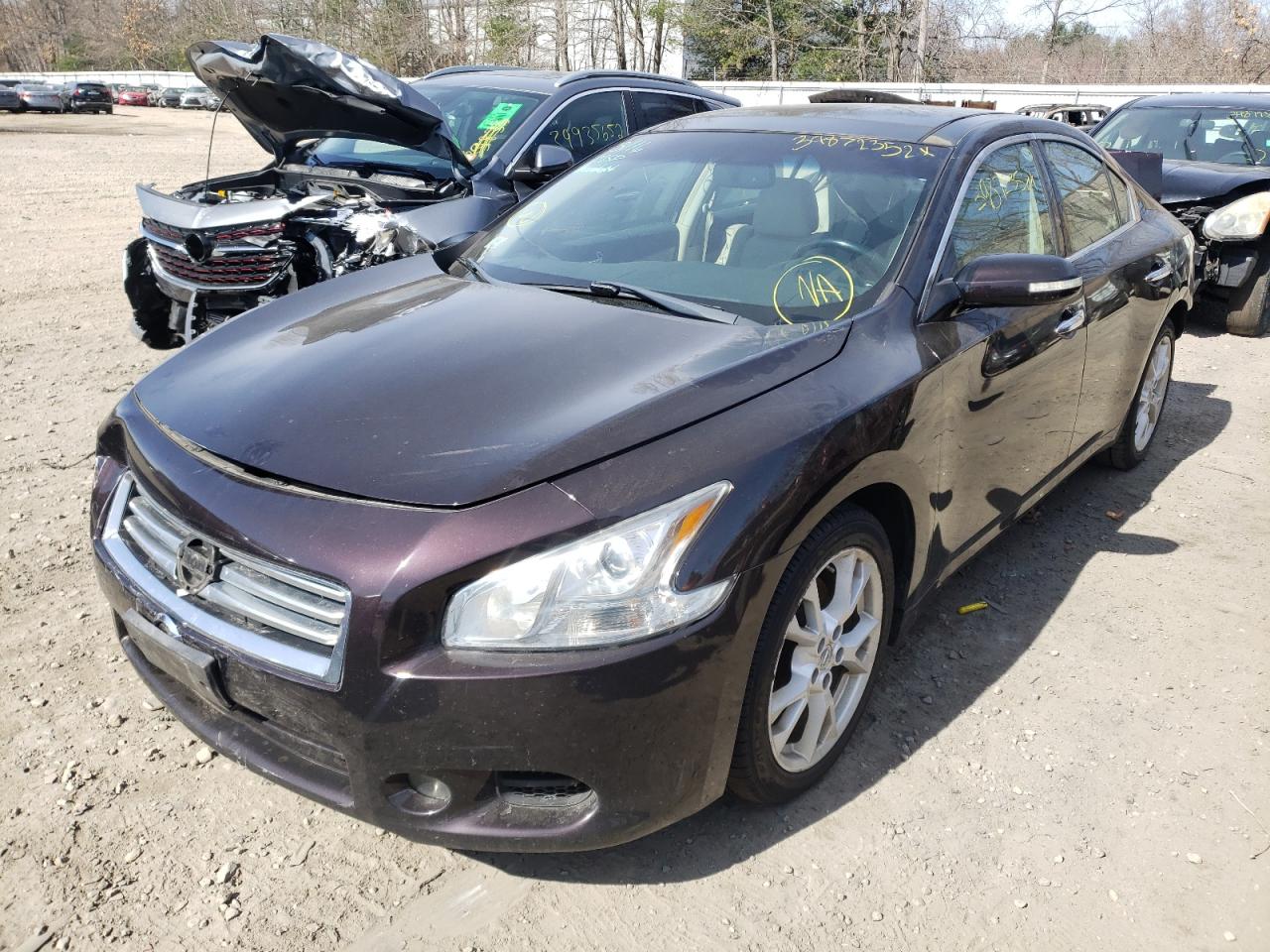 Photo 2 from auction – 2014 NISSAN MAXIMA S with VIN 1N4AA5AP9EC482604
