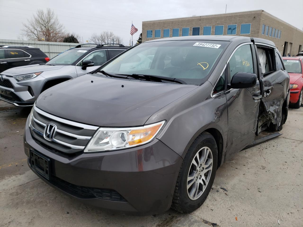 Photo 2 from auction – 2012 HONDA ODYSSEY EX with VIN 5FNRL5H66CB058513