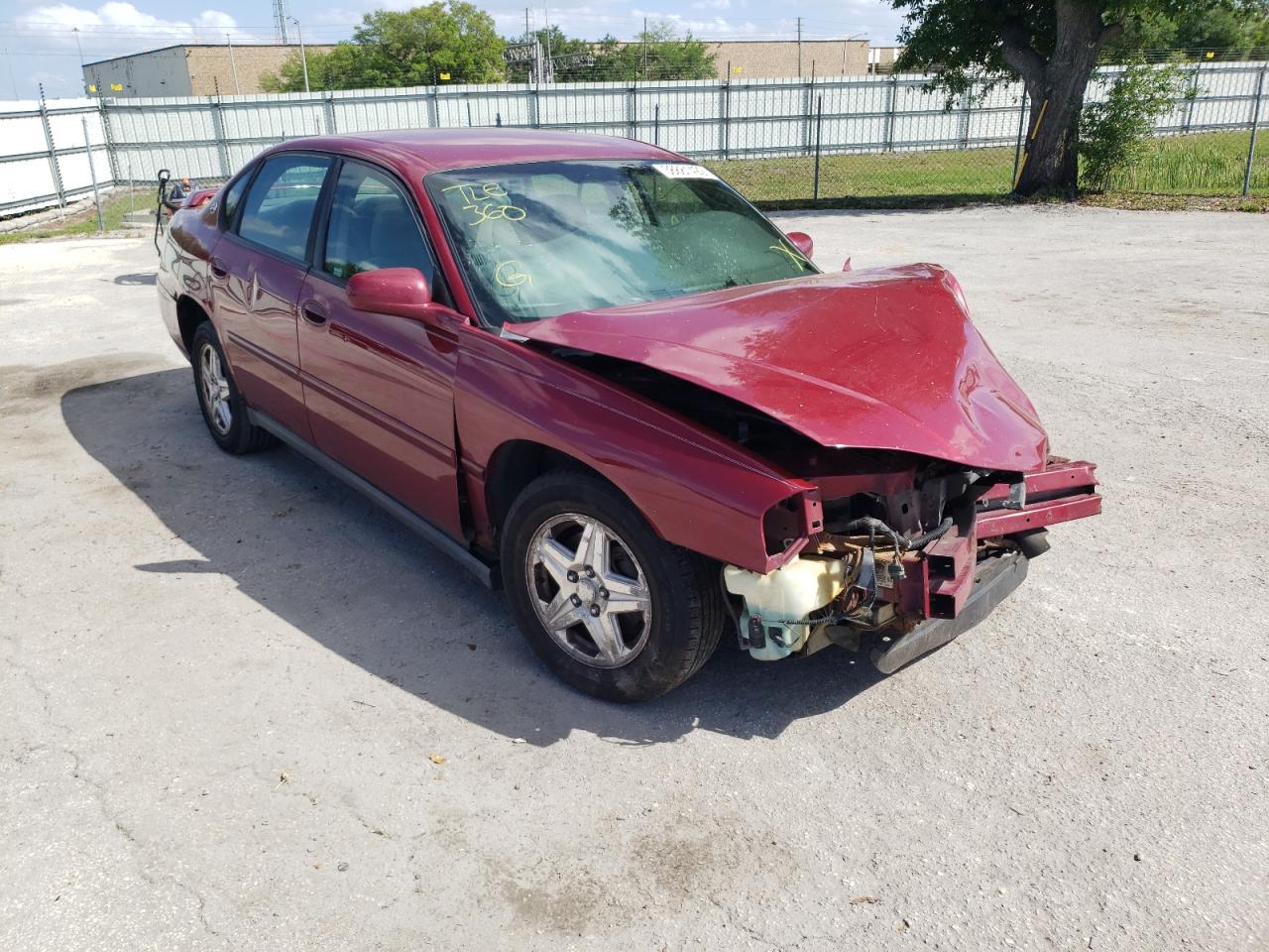 CHEVROLET IMPALA 2005 with VIN 2G1WF52EX59390948 - Photo from auction