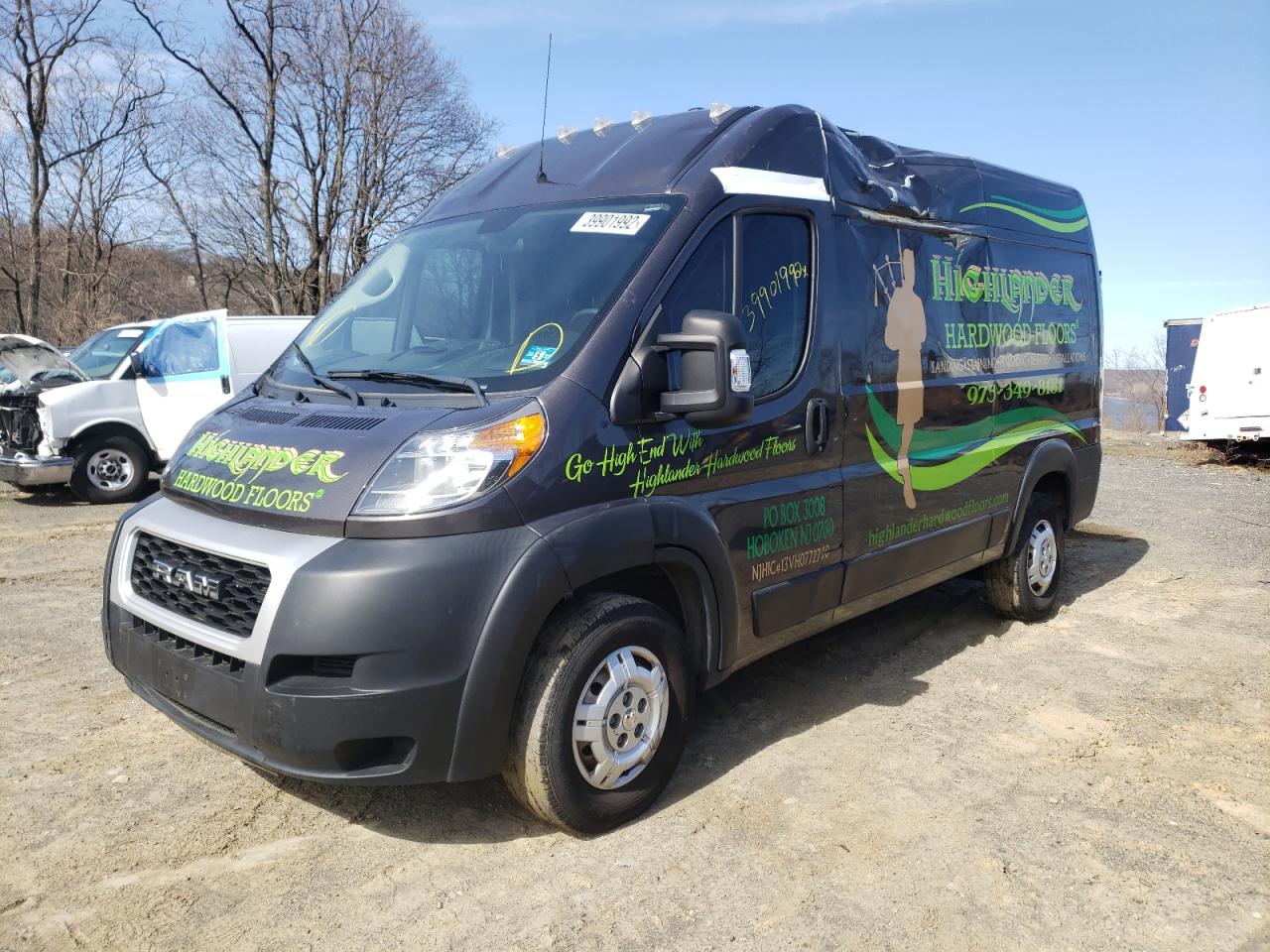Photo 2 from auction – 2019 RAM PROMASTER with VIN 3C6TRVBG1KE529002