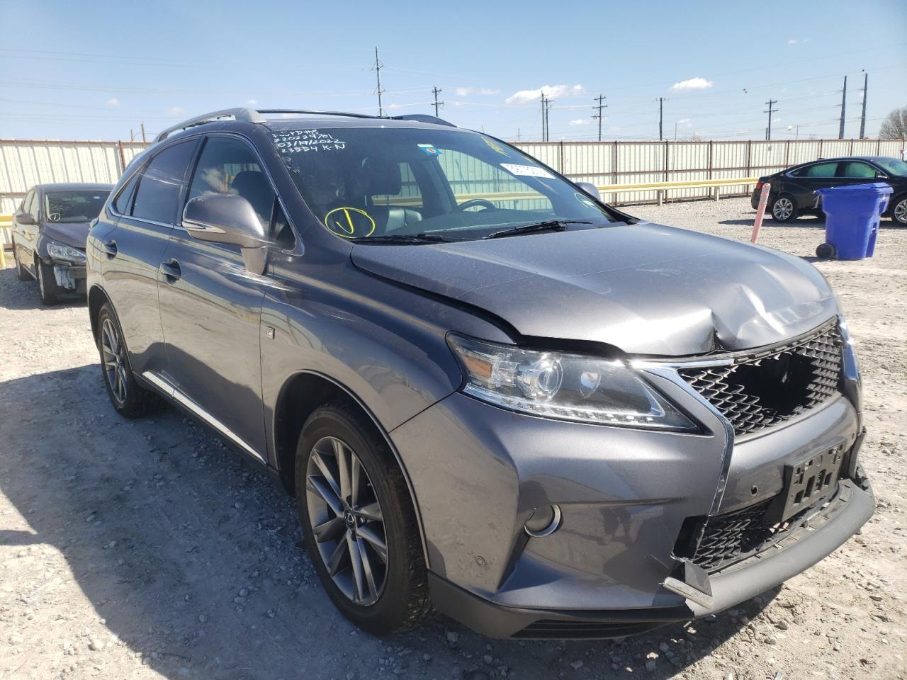 LEXUS RX 350 BAS 2013 with VIN 2T2BK1BA1DC194897 - Photo from auction