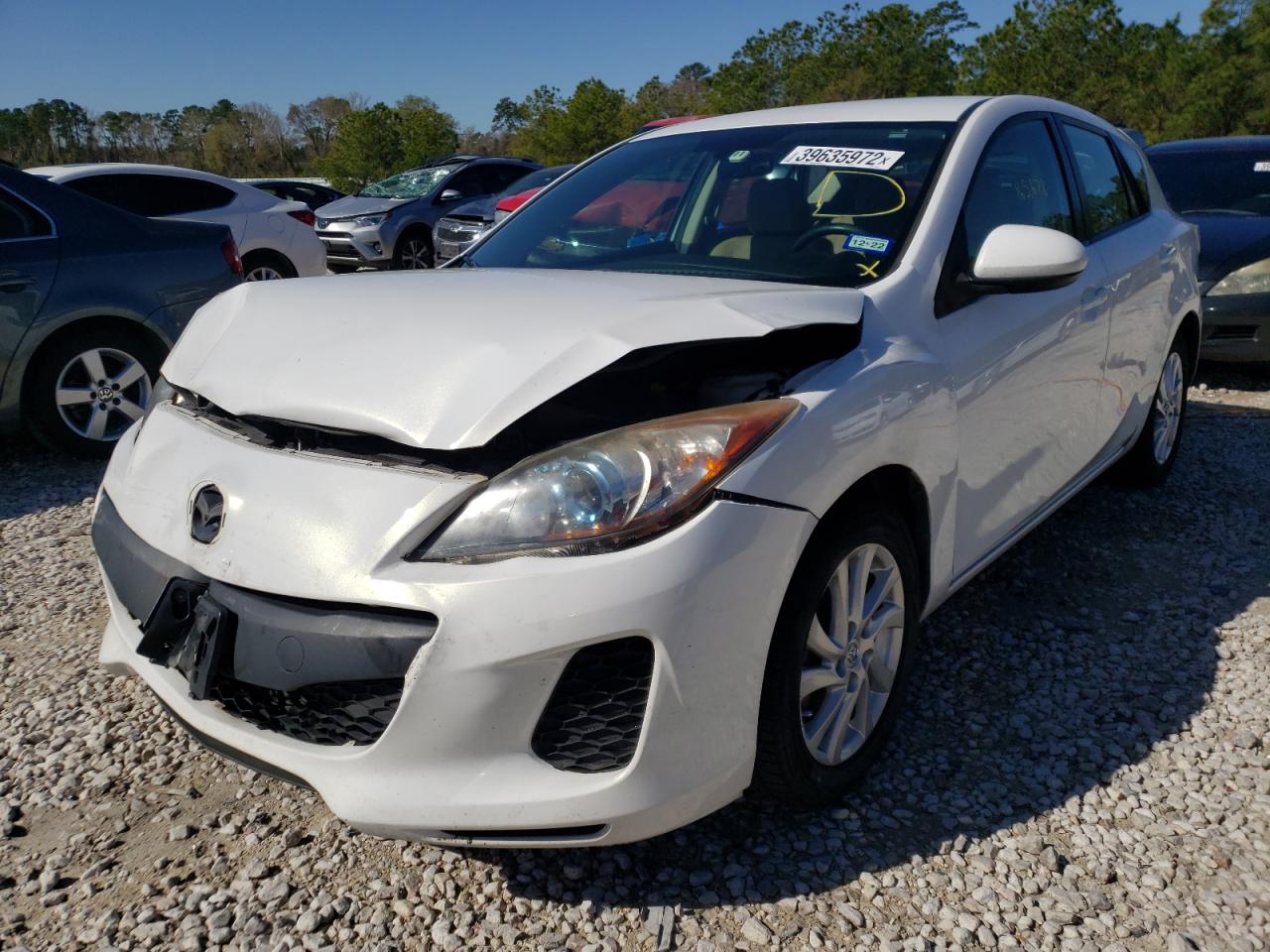 Photo 2 from auction – 2012 MAZDA 3 I with VIN JM1BL1L83C1543218