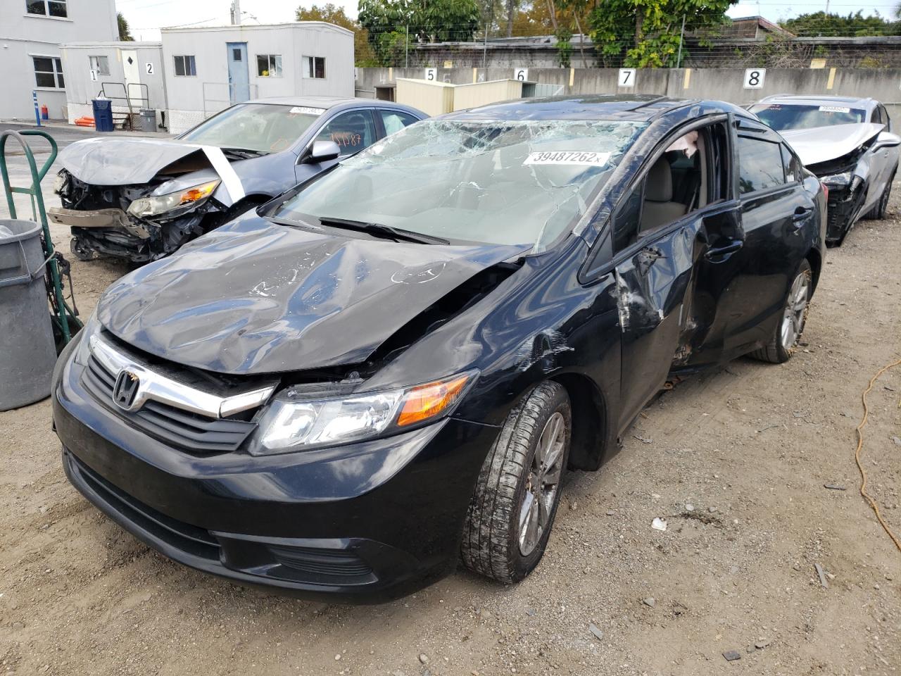 Photo 2 from auction – 2012 HONDA CIVIC EX with VIN 19XFB2F81CE047790