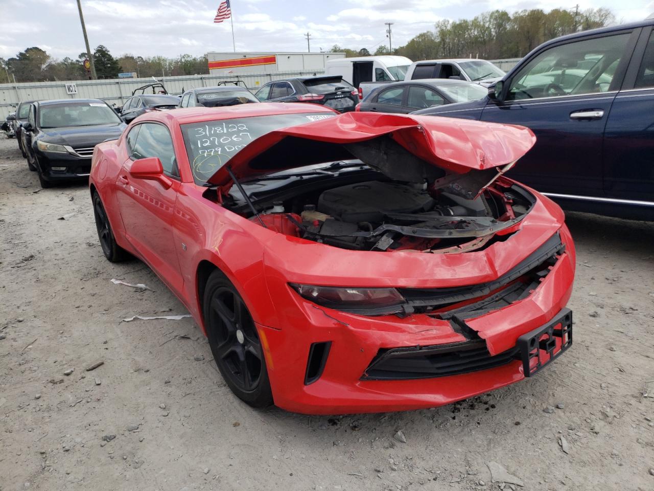 CHEVROLET CAMARO LT 2016 with VIN 1G1FB1RS2G0155280 - Photo from auction
