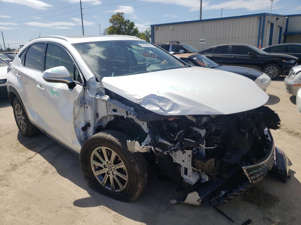 LEXUS NX 300 BAS 2021 with VIN JTJDARBZ1M5020987 - Photo from auction