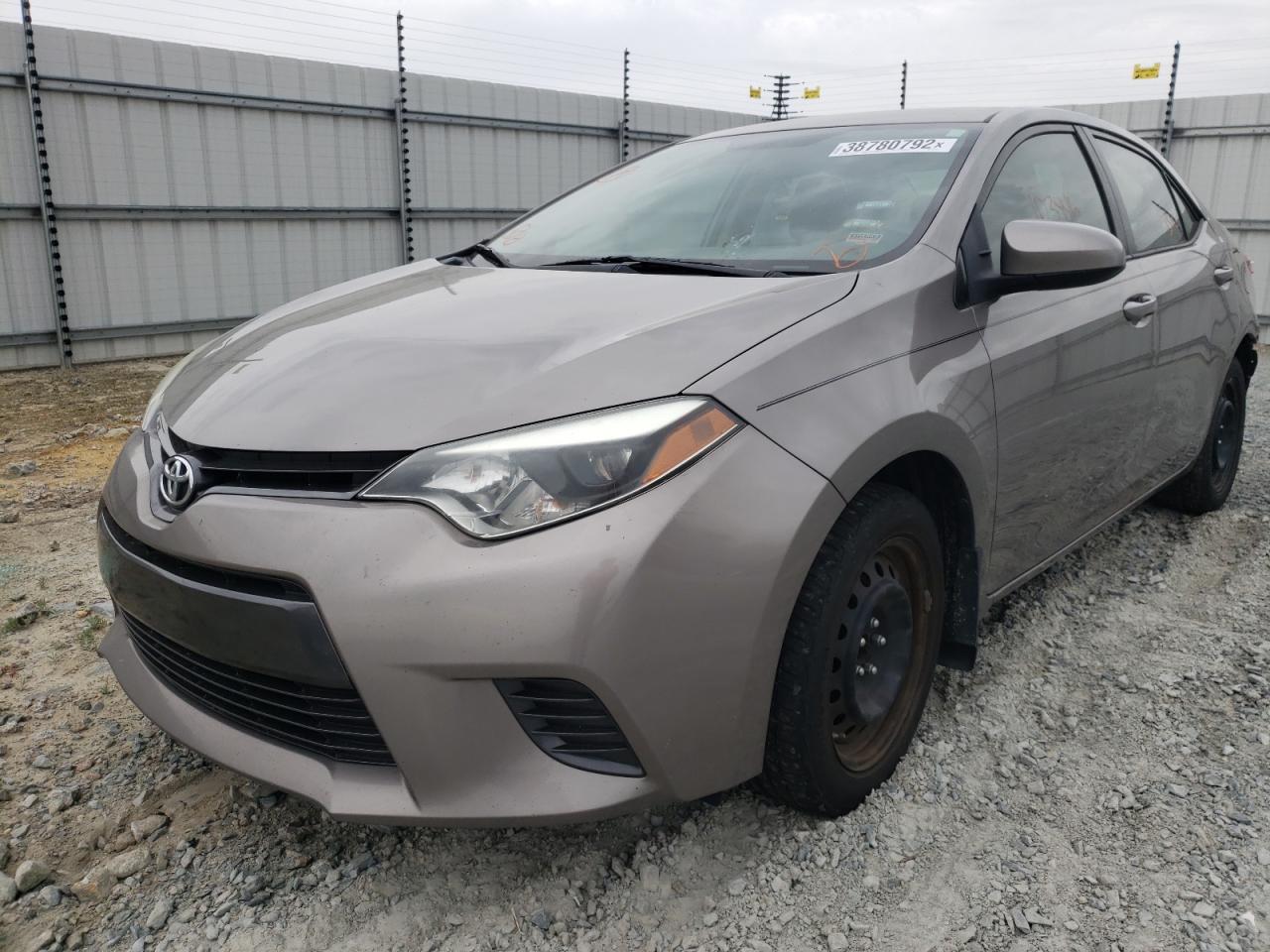 Photo 2 from auction – 2015 TOYOTA COROLLA LE with VIN 2T1BURHE6FC251556