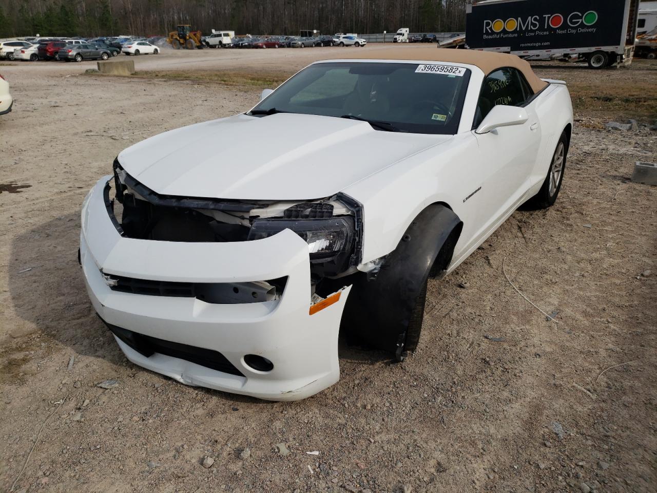 Photo 2 from auction – 2015 CHEVROLET CAMARO LT with VIN 2G1FD3D30F9279395
