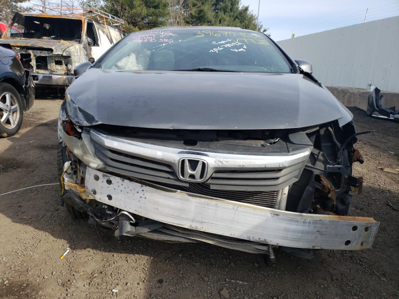 Photo 9 from auction – 2012 HONDA CIVIC EX with VIN 2HGFB2F87CH521375