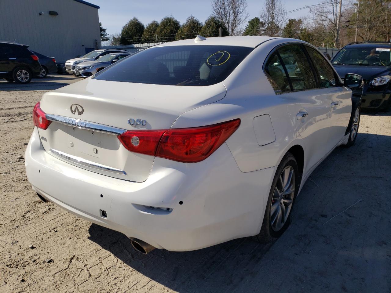 Photo 4 from auction – 2014 INFINITI Q50 BASE with VIN JN1BV7AR7EM693250