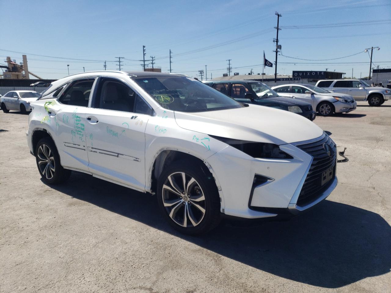 LEXUS RX 350 BAS 2017 with VIN 2T2ZZMCA6HC092933 - Photo from auction