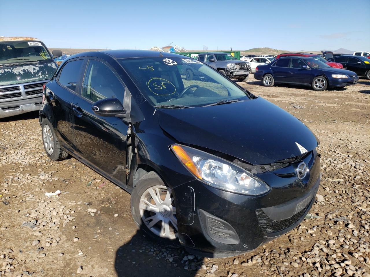 MAZDA MAZDA2 2012 with VIN JM1DE1KZ7C0133590 - Photo from auction
