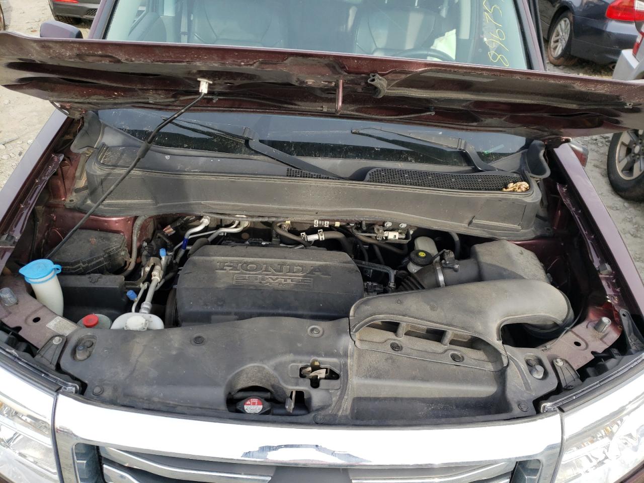 Photo 7 from auction – 2013 HONDA PILOT EXLN with VIN 5FNYF4H79DB028221