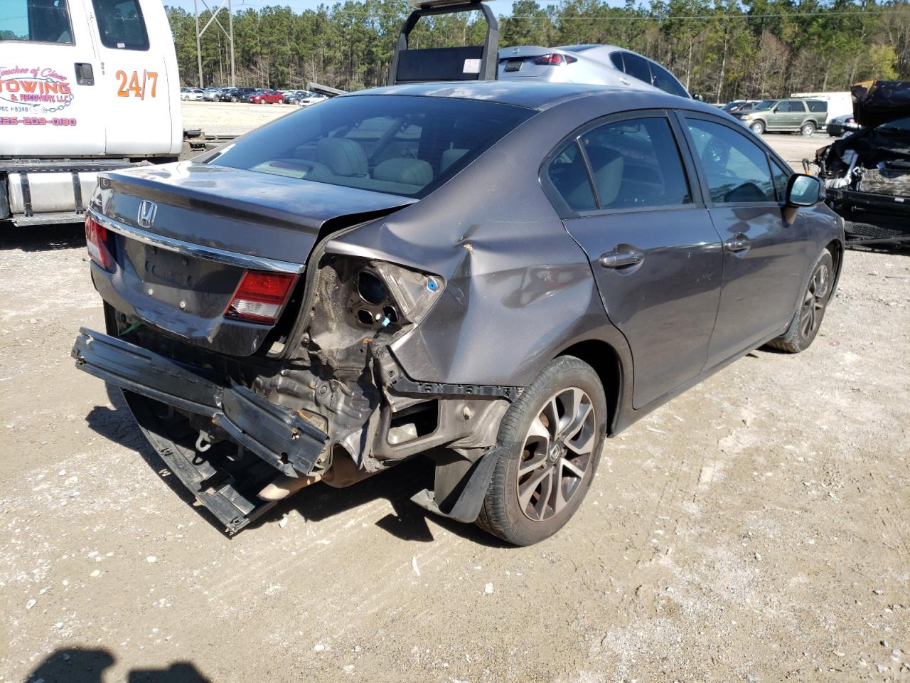 Photo 4 from auction – 2013 HONDA CIVIC EX with VIN 2HGFB2F83DH527479