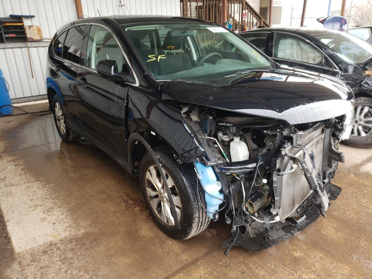 HONDA CR-V EX 2013 with VIN 2HKRM4H57DH680586 - Photo from auction