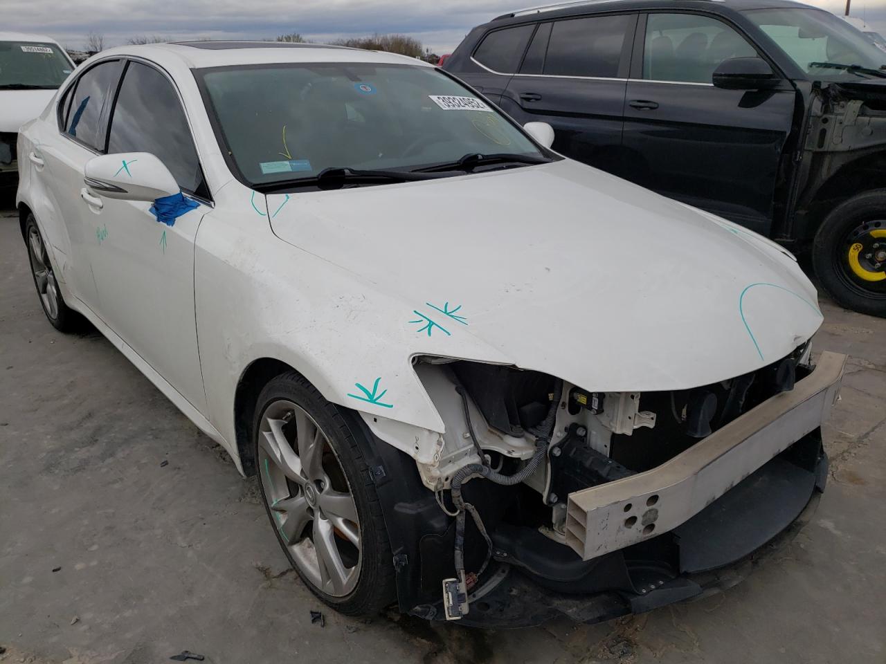 LEXUS IS 250 2009 with VIN JTHBK262X95093048 - Photo from auction