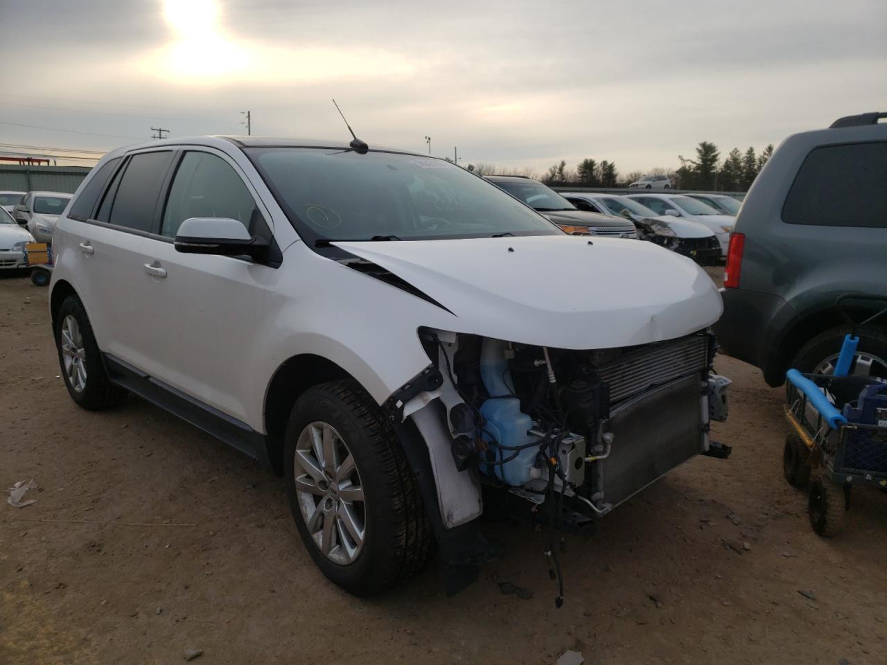 FORD EDGE SEL 2014 with VIN 2FMDK3J98EBB16929 - Photo from auction