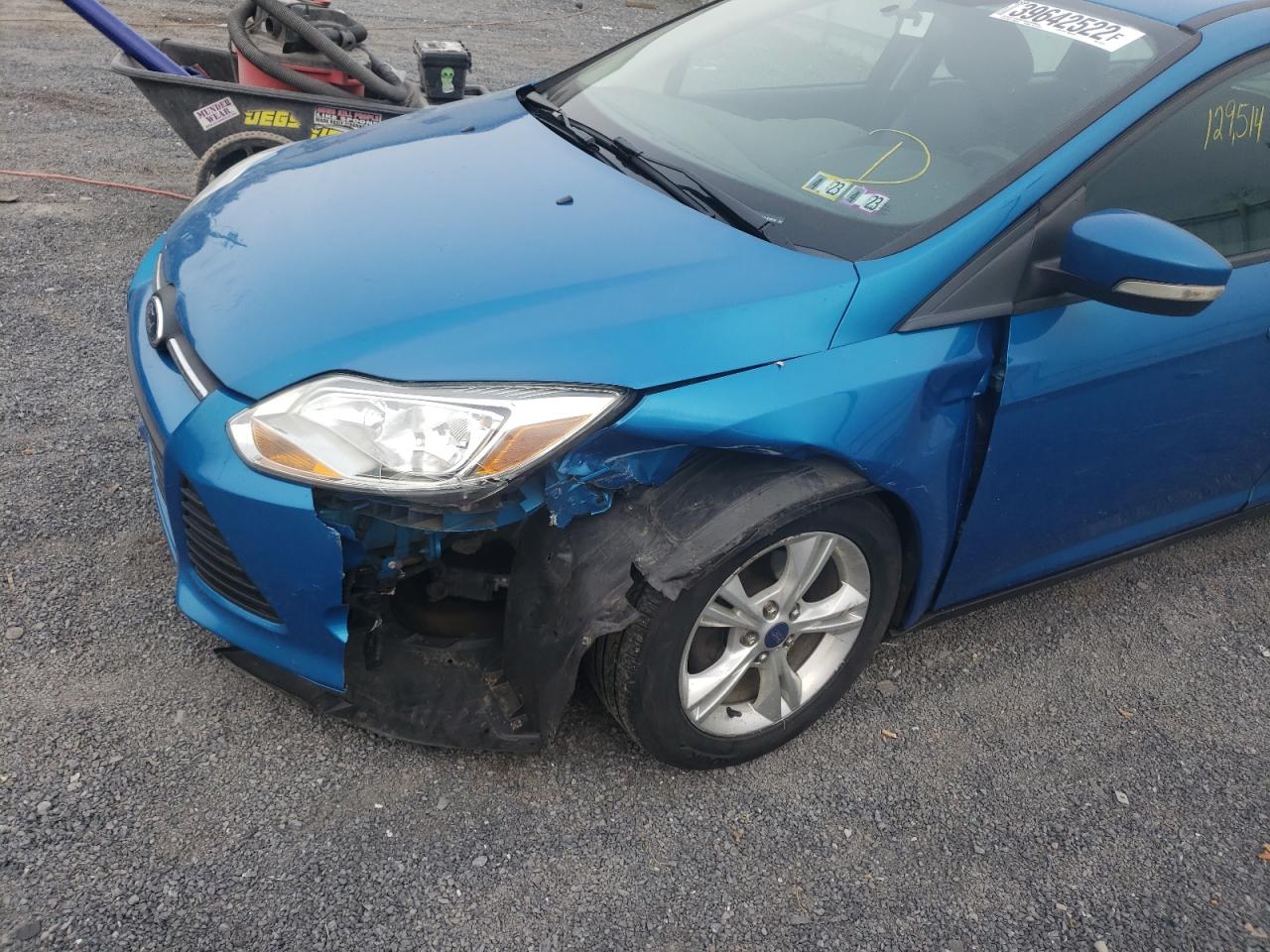 Photo 9 from auction – 2013 FORD FOCUS SE with VIN 1FADP3F22DL378516