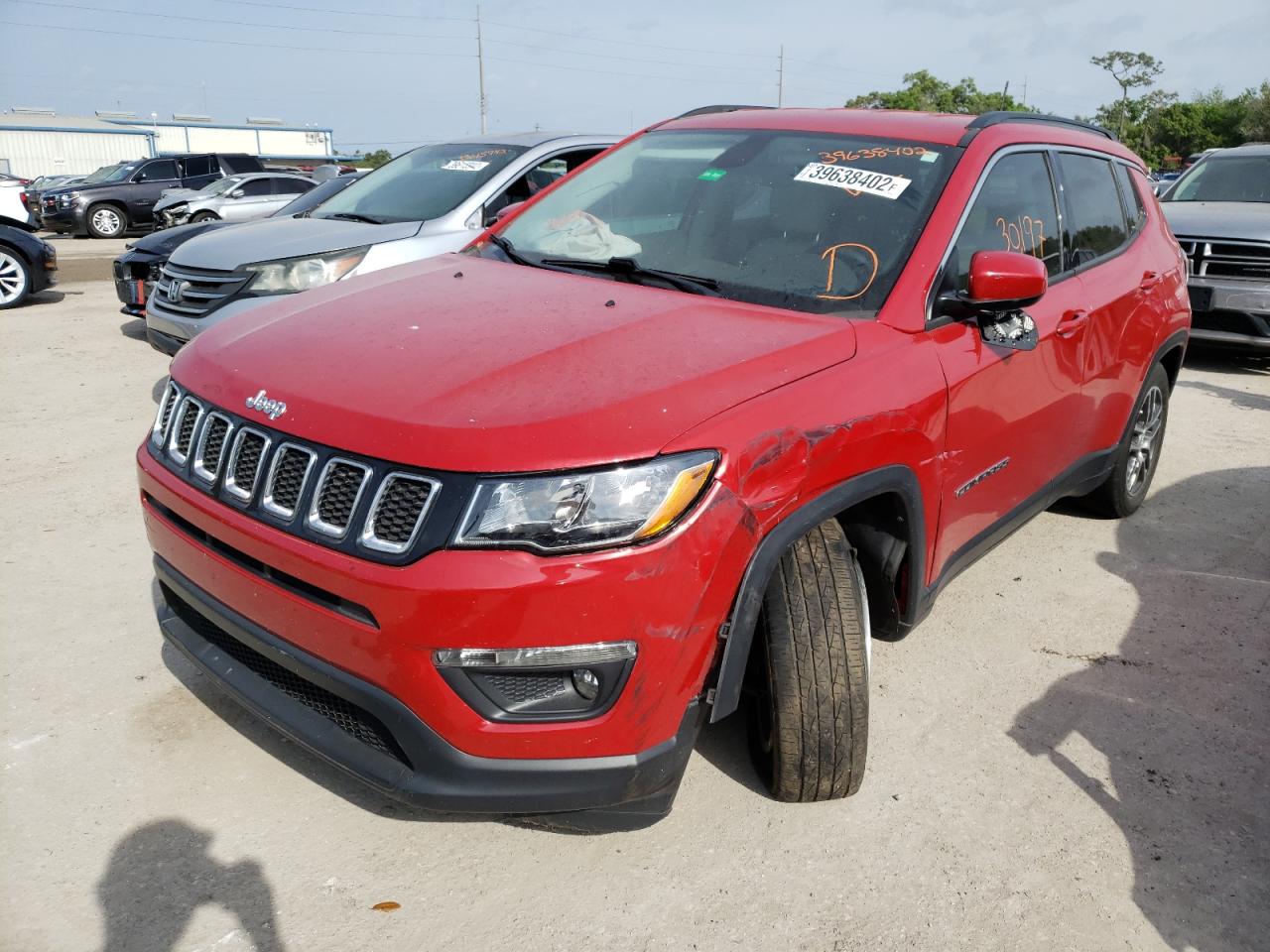 Photo 2 from auction – 2019 JEEP COMPASS LA with VIN 3C4NJCBB0KT668485