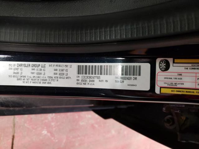 Photo 10 from auction – 2012 CHRYSLER 200 LIMITE with VIN 1C3CCBCB8CN277925