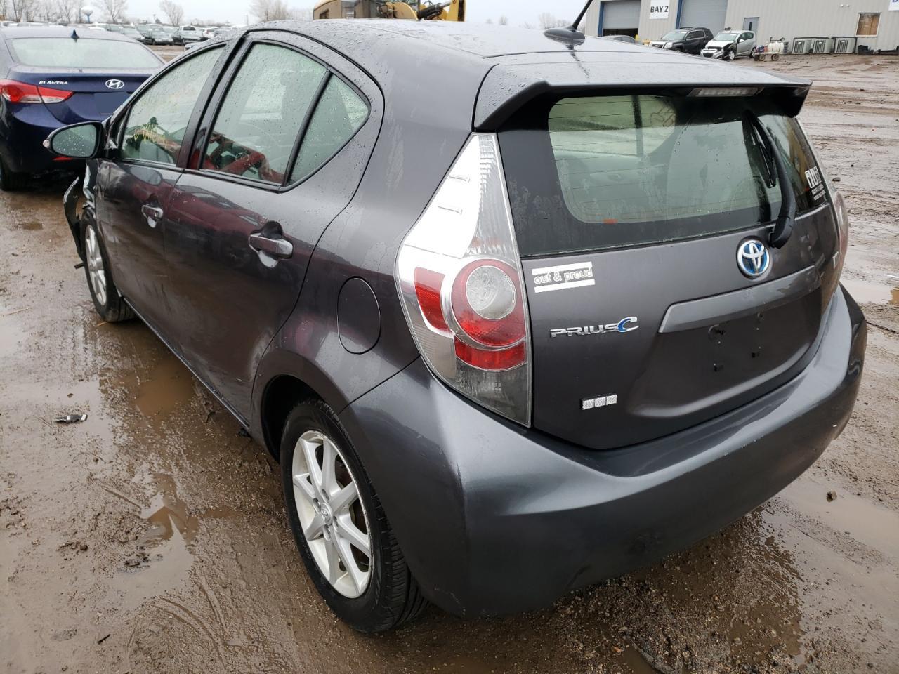 Photo 3 from auction – 2012 TOYOTA PRIUS C with VIN JTDKDTB31C1029950
