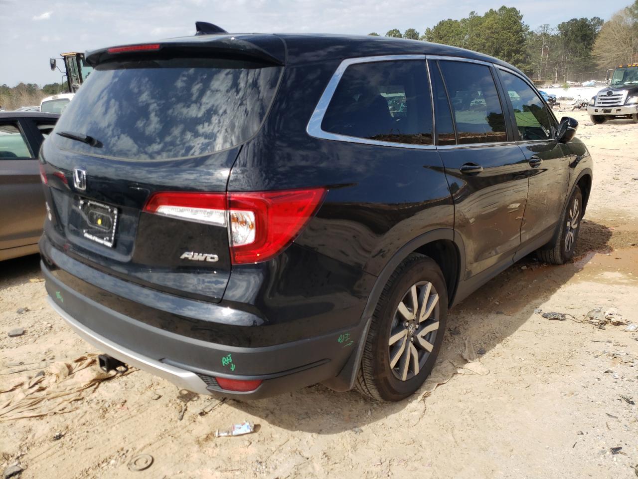 Photo 4 from auction – 2021 HONDA PILOT EXL with VIN 5FNYF6H57MB072809