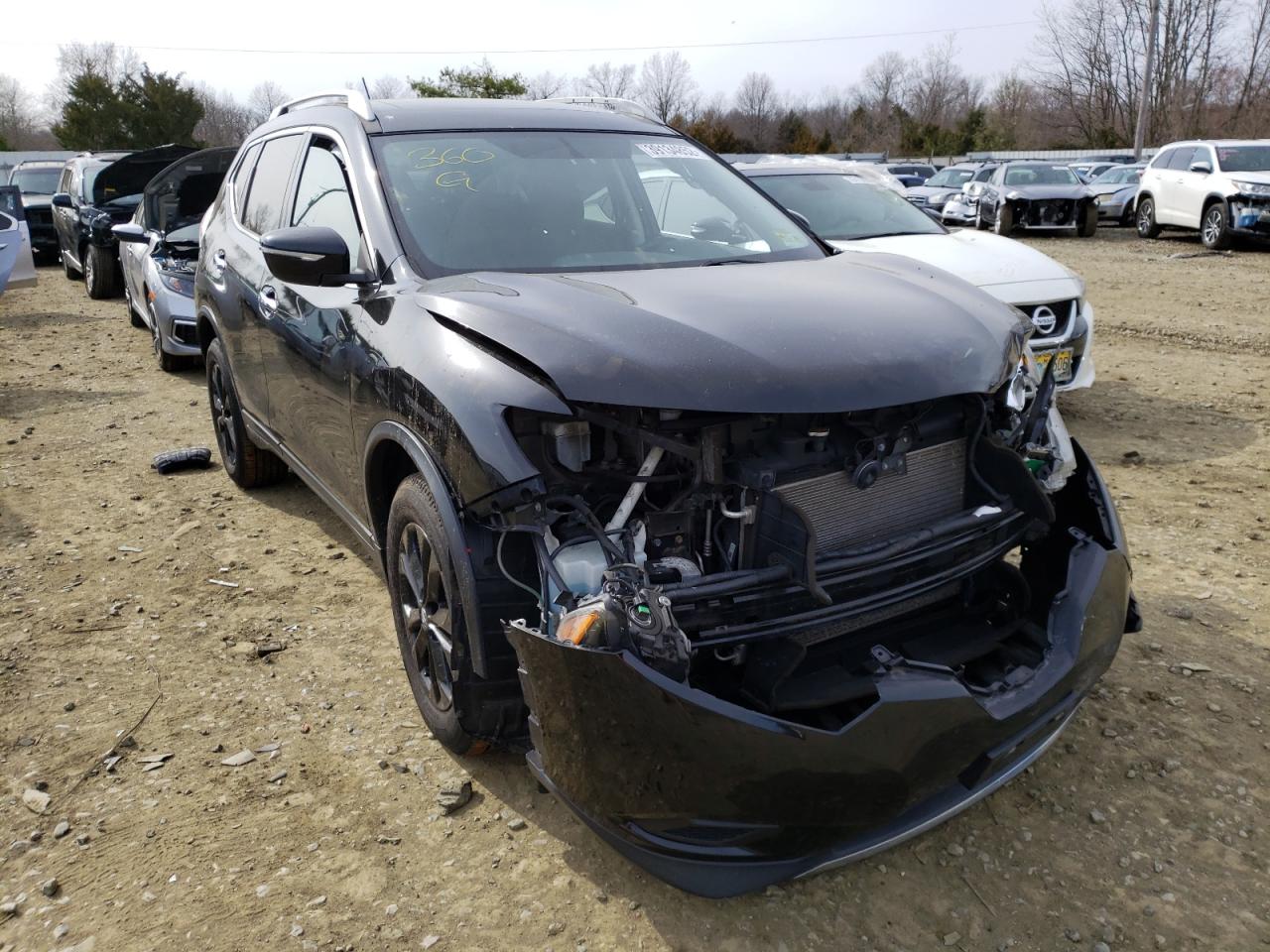 NISSAN ROGUE S 2014 with VIN 5N1AT2MV8EC794521 - Photo from auction
