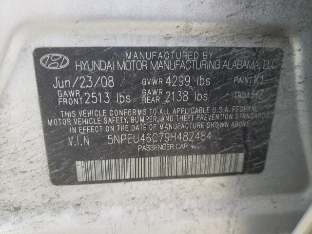 Photo 10 from auction – 2009 HYUNDAI SONATA SE with VIN 5NPEU46C79H482484