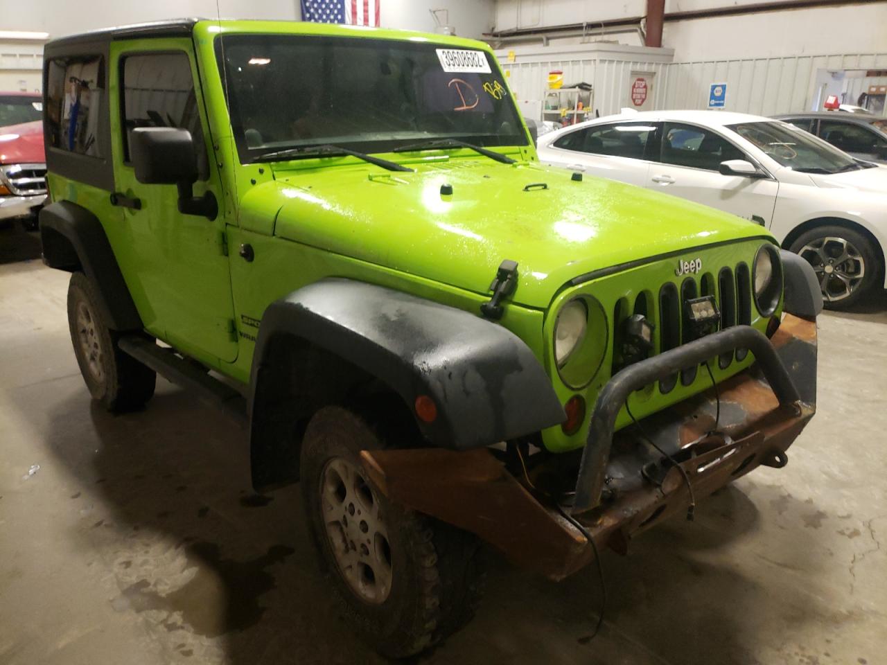 JEEP WRANGLER S 2012 with VIN 1C4AJWAG2CL264064 - Photo from auction