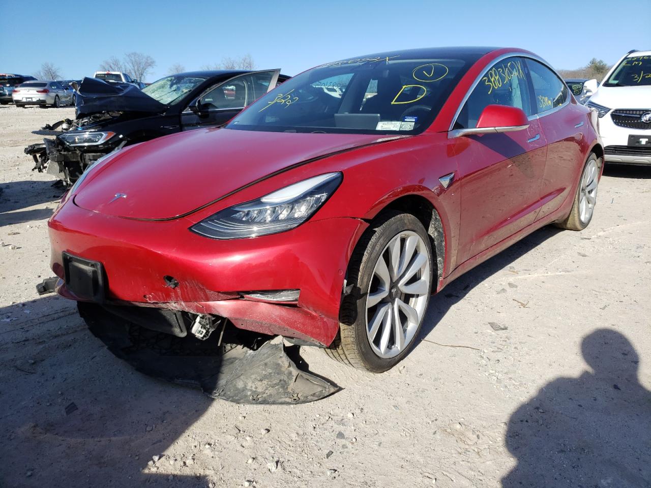 Photo 2 from auction – 2018 TESLA MODEL 3 with VIN 5YJ3E1EA9JF015458